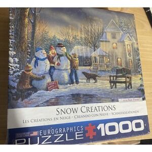 Eurographics Snow Creations Jigsaw Puzzle Unisex Size 1000 Multi Sam Timm Winter